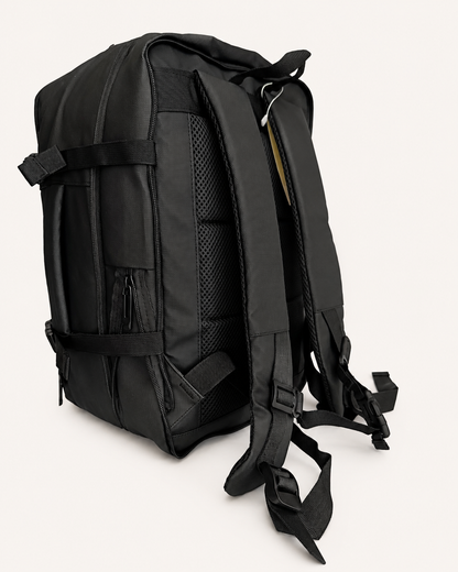 Mochila negra para cabina Rayanair